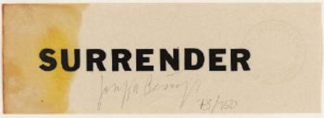 Surrender II by Joseph Beuys