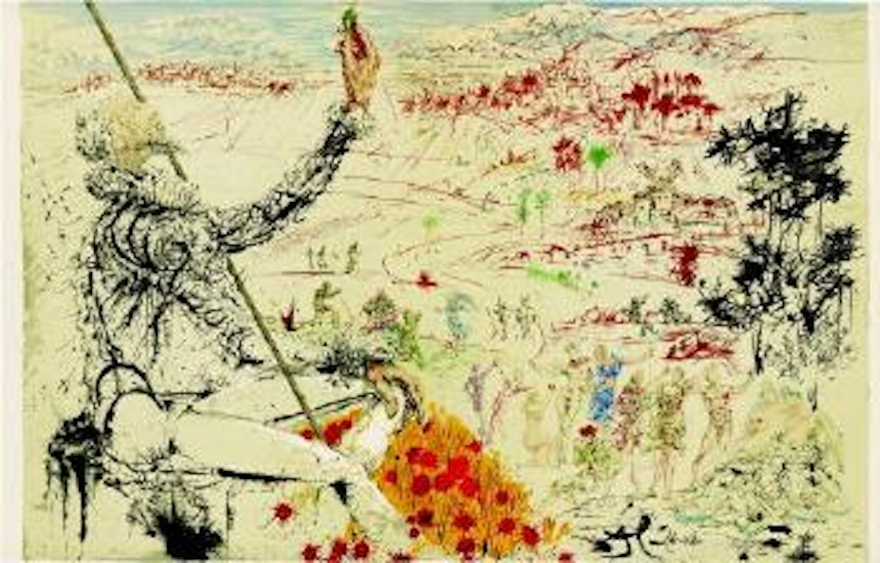 Pages Choisies de Don Quichotte de la Manche by Salvador Dali