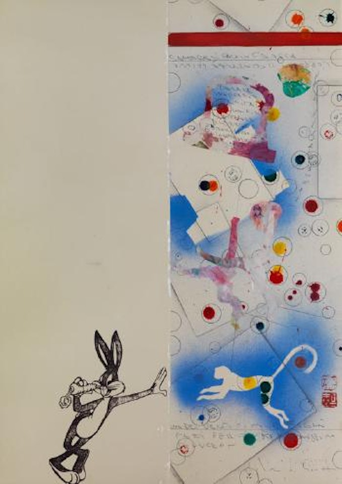 Ohne Titel (Bugs Bunny) by Alighiero Boetti