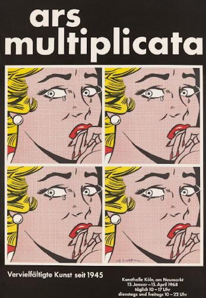 Ars Multiplicata (Crying Girl) by Roy Lichtenstein