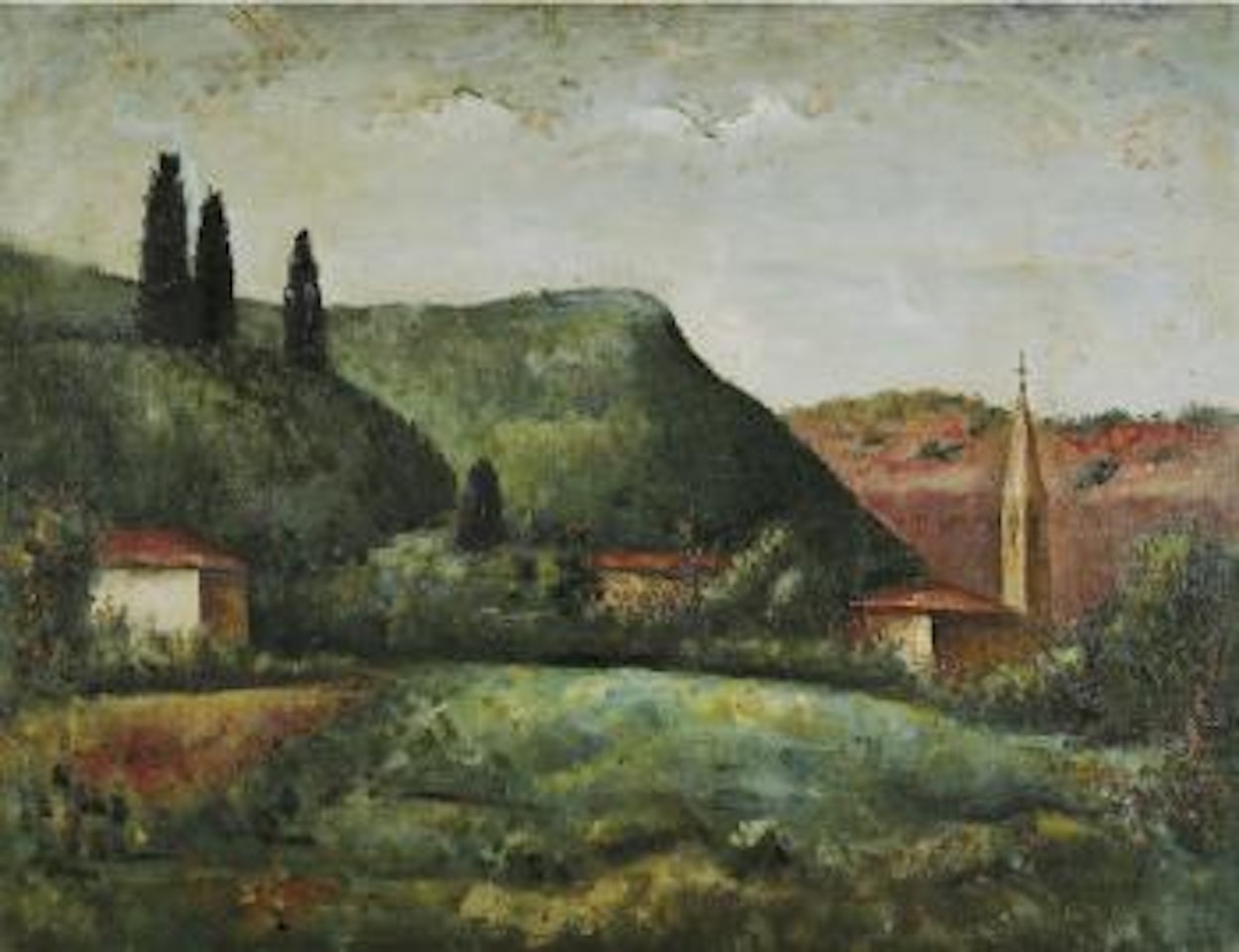 La chiesa romanica by Carlo Carra