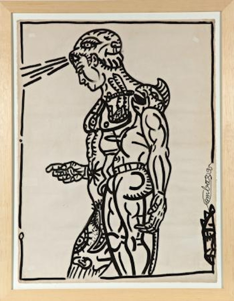 Tatouage académique by Robert Combas