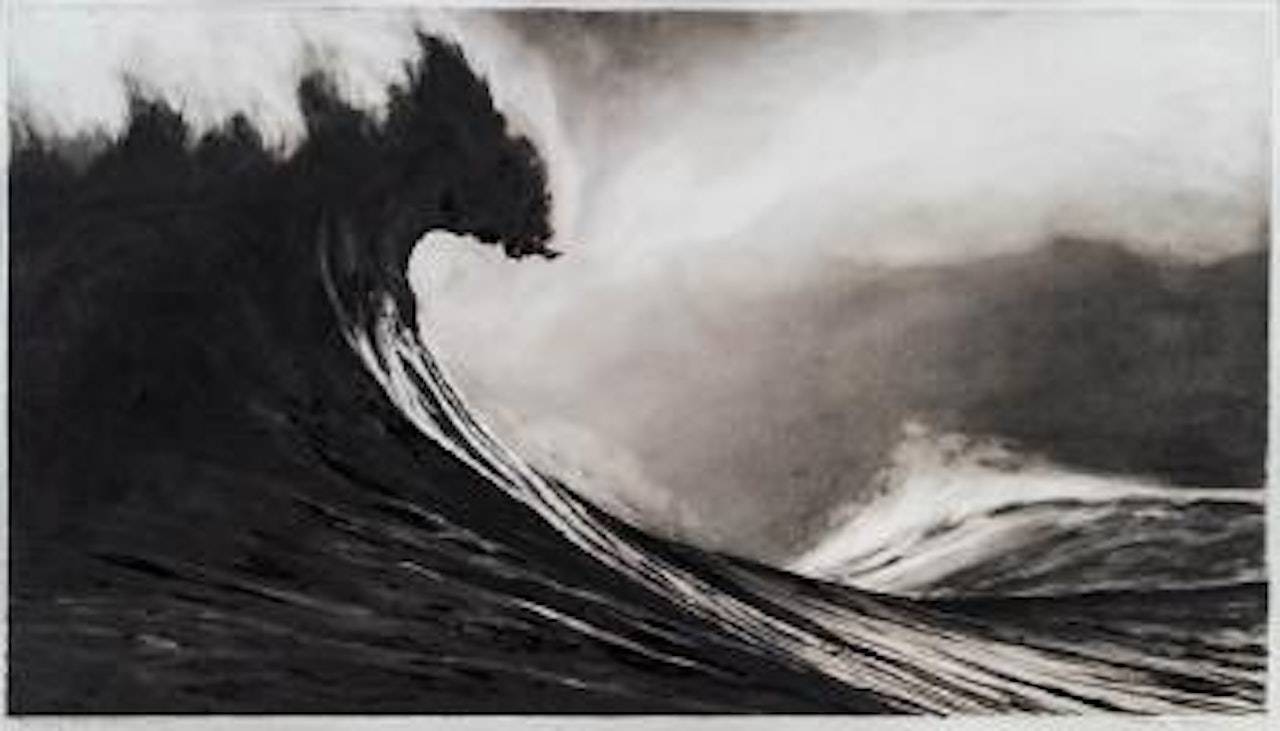 Study for black wave by Robert Longo