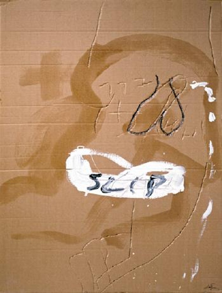 Blanc et Vernis (Weiss und Firnis) by Antoni Tapies