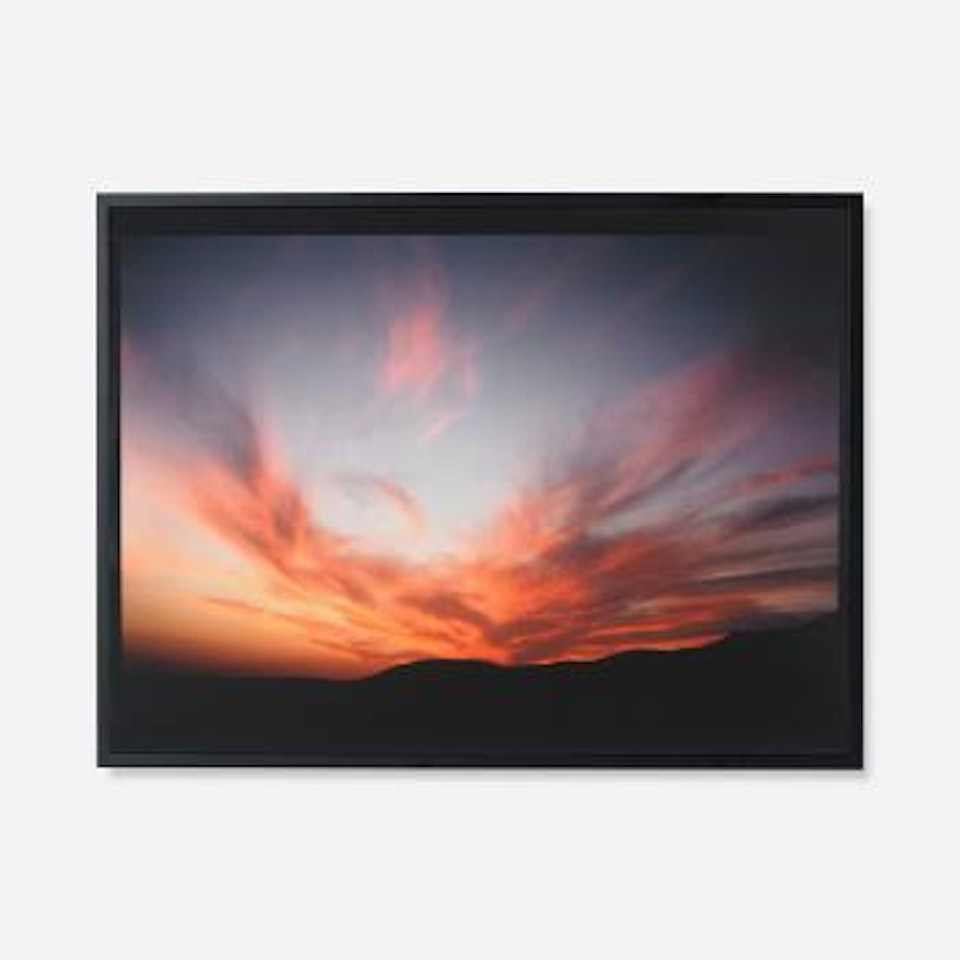 Sunset over desert, Luxor, Egypt by Nan Goldin