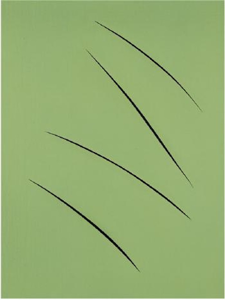 Concetto spaziale, Attese by Lucio Fontana