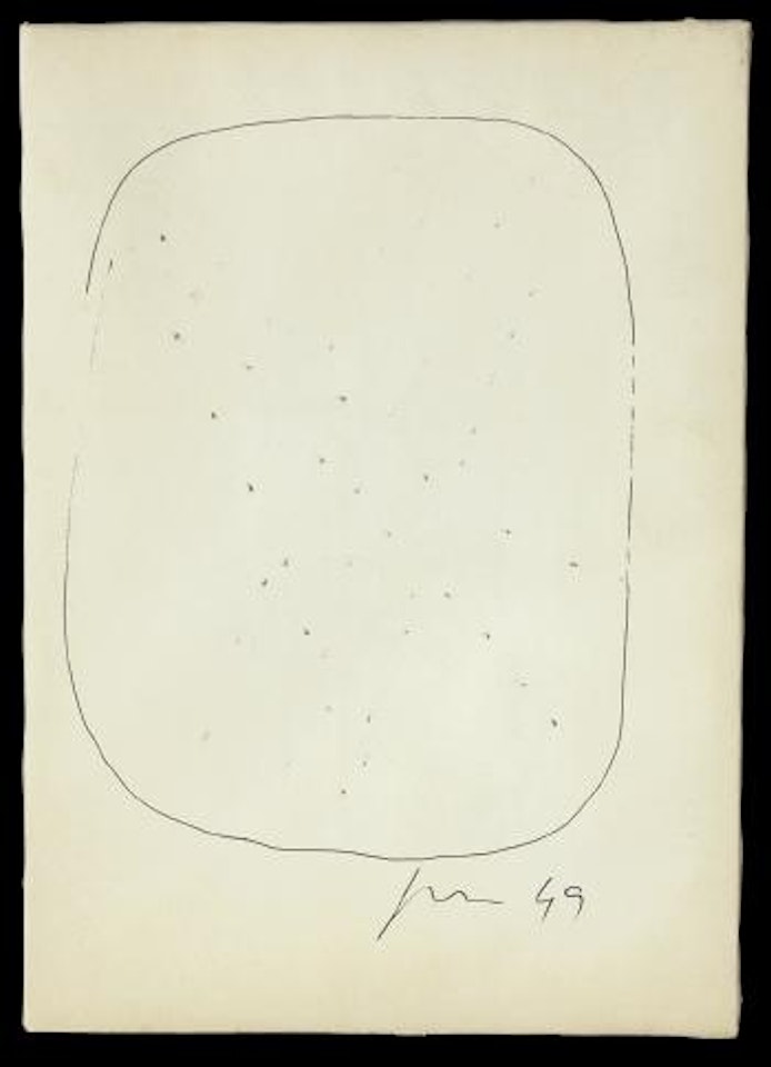 Concetto spaziale by Lucio Fontana