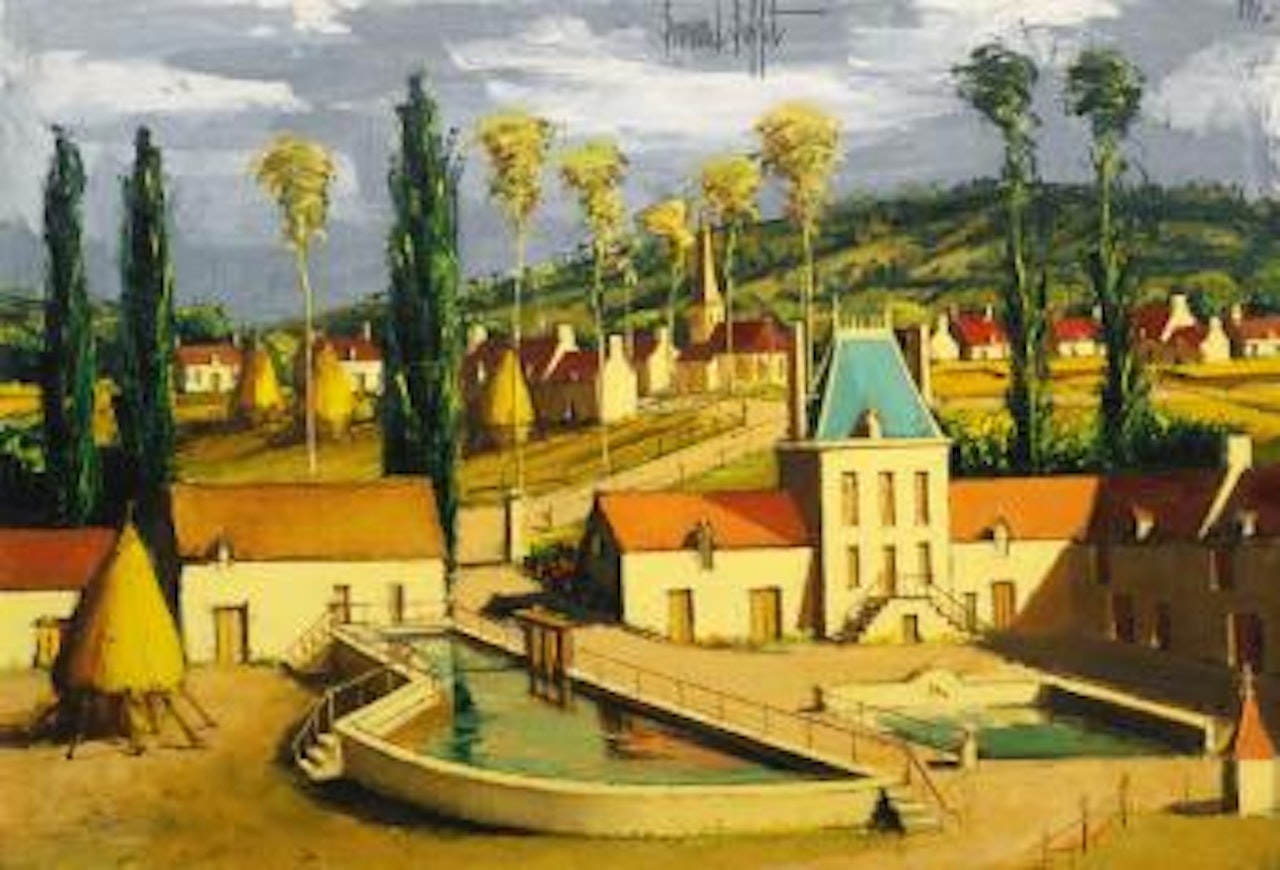 Environs De La Rochepot, Bourgogne by Bernard Buffet