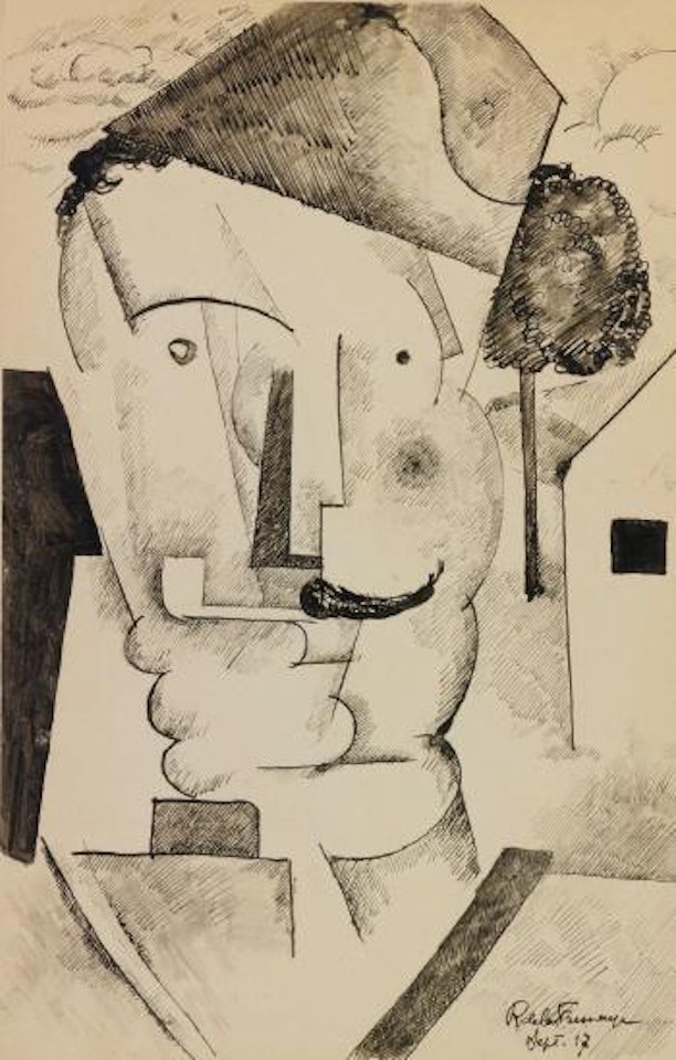 L'officier Au Bonnet De Police by Roger de la Fresnaye