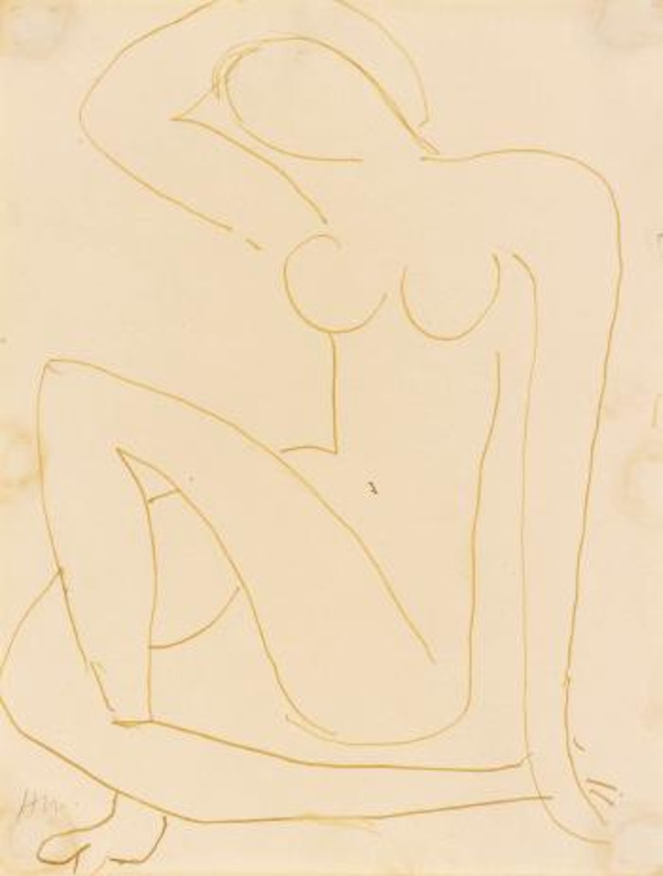 Nu Assis, Le Bras Derrière La Tête by Henri Matisse