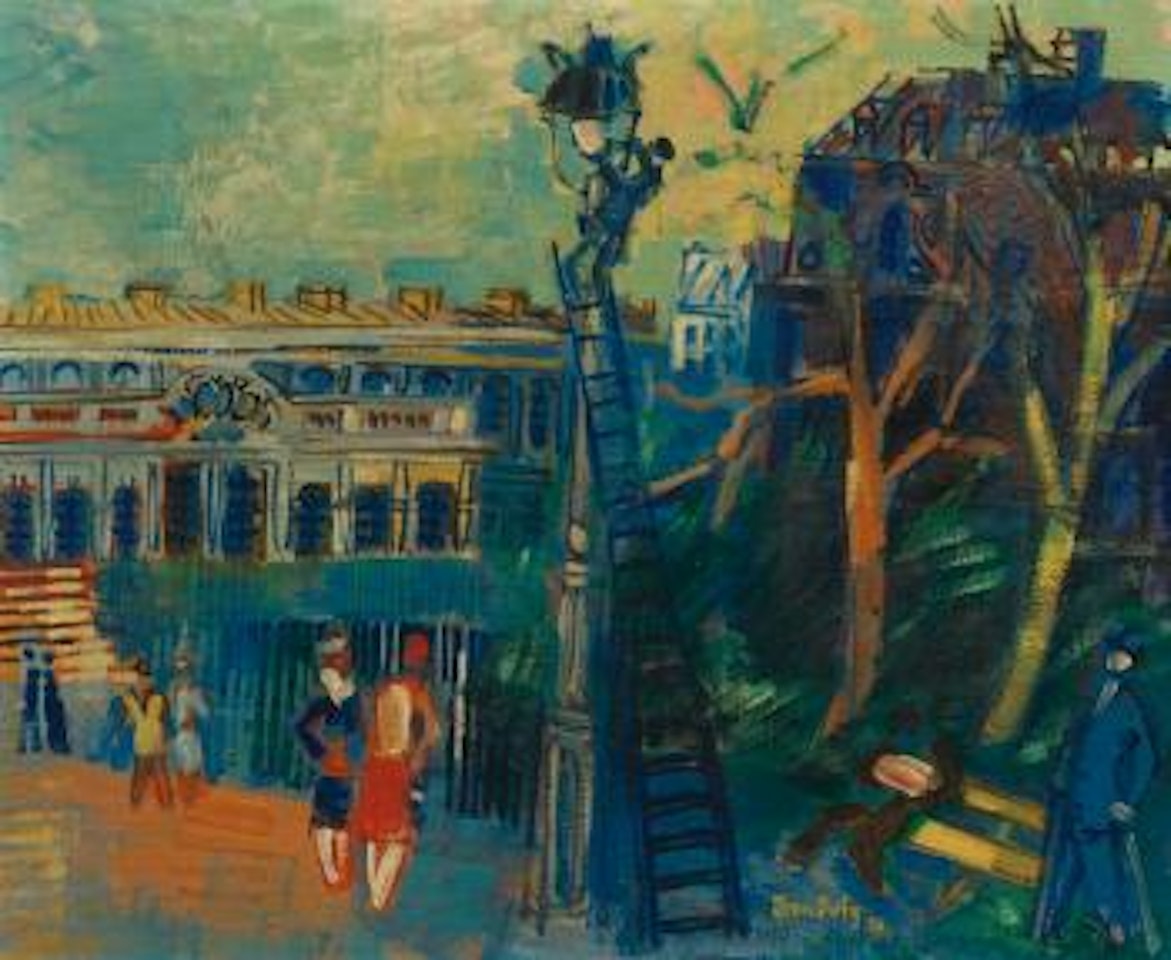 La Gare Des Invalides by Jean Dufy
