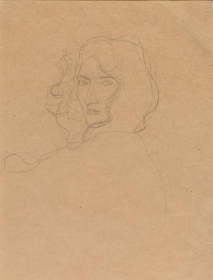 Porträt by Gustav Klimt
