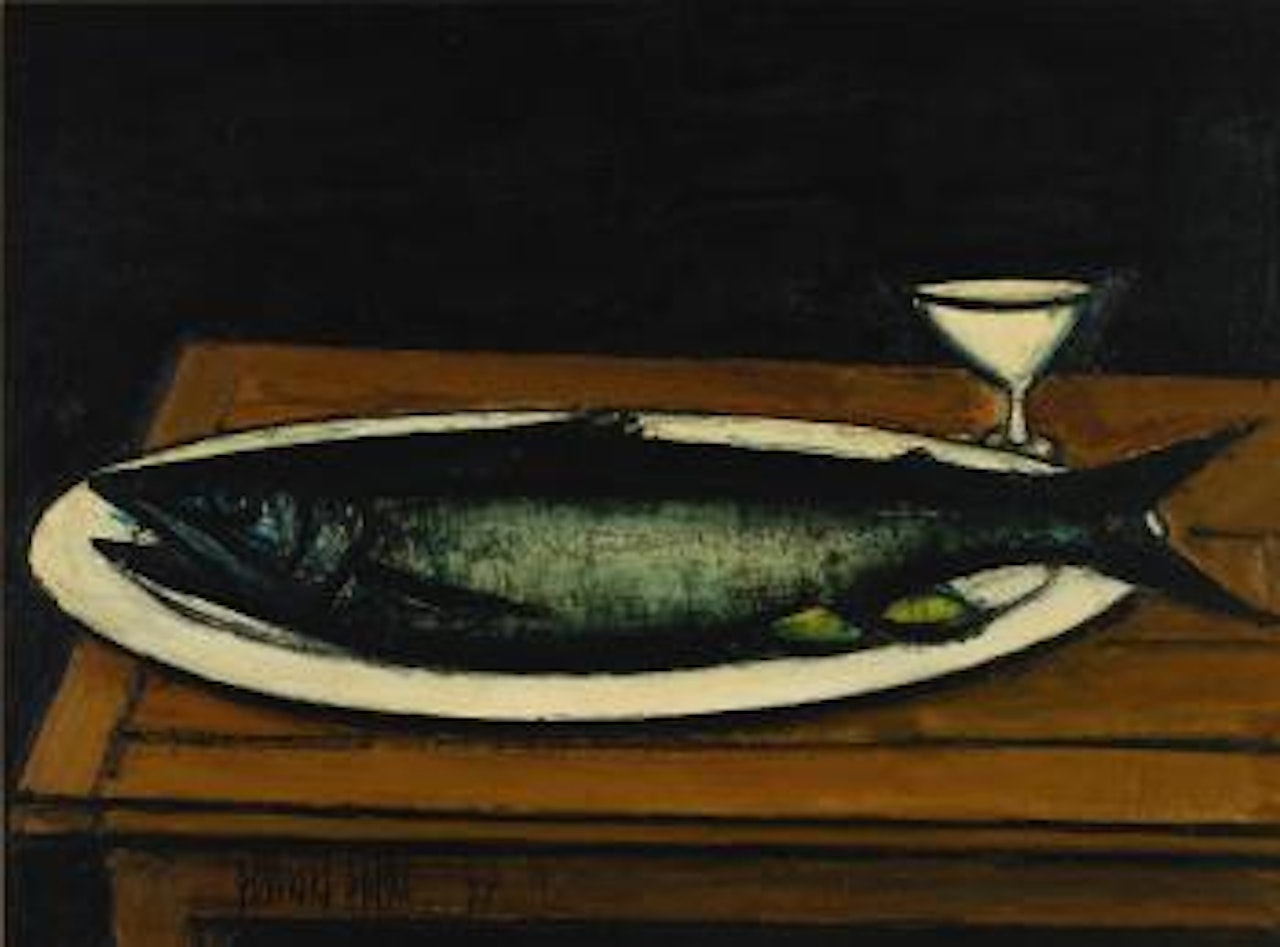 Poisson Et Citrons by Bernard Buffet