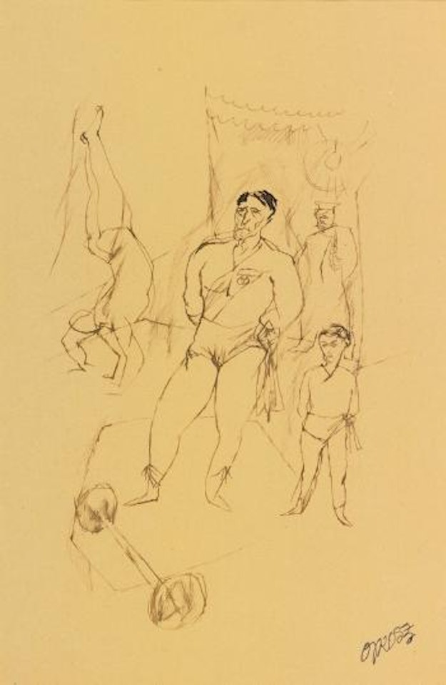 Les Acrobats by George Grosz