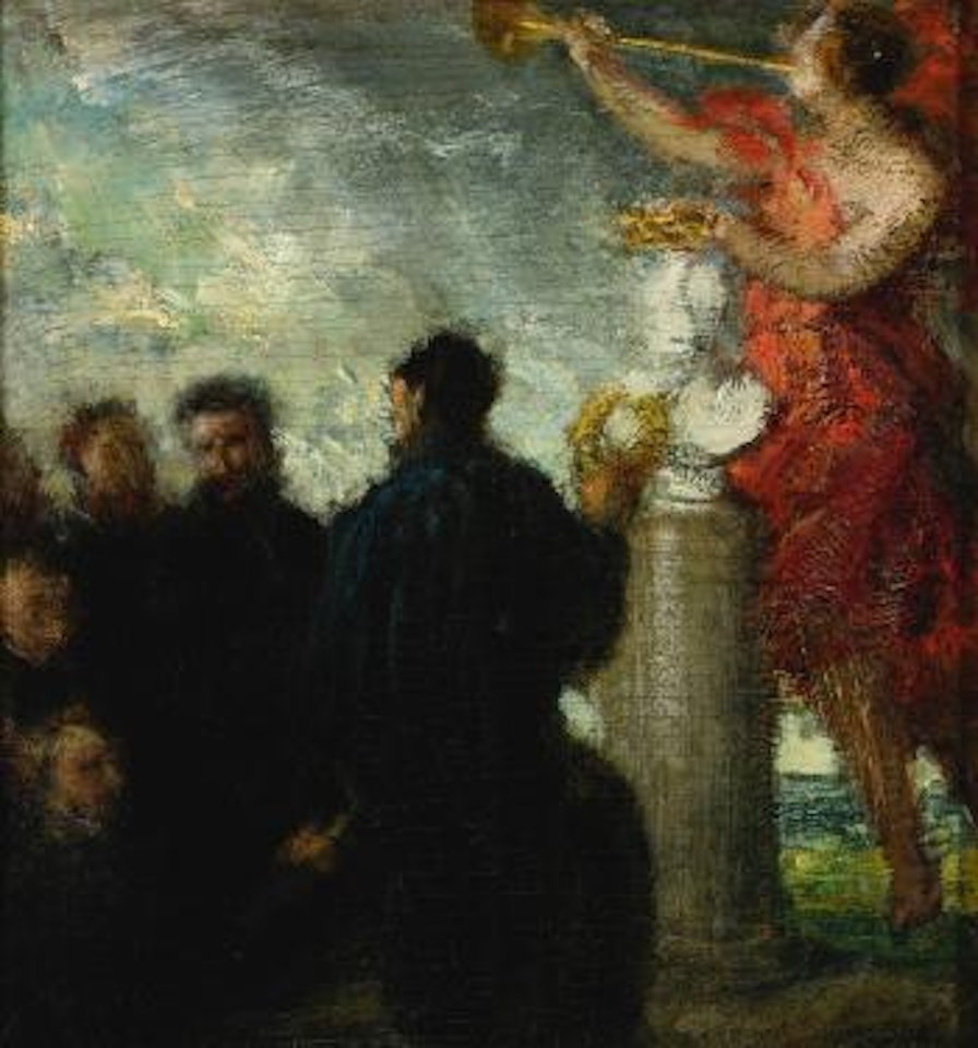 Hommage à Eugène Delacroix by Henri Fantin-Latour