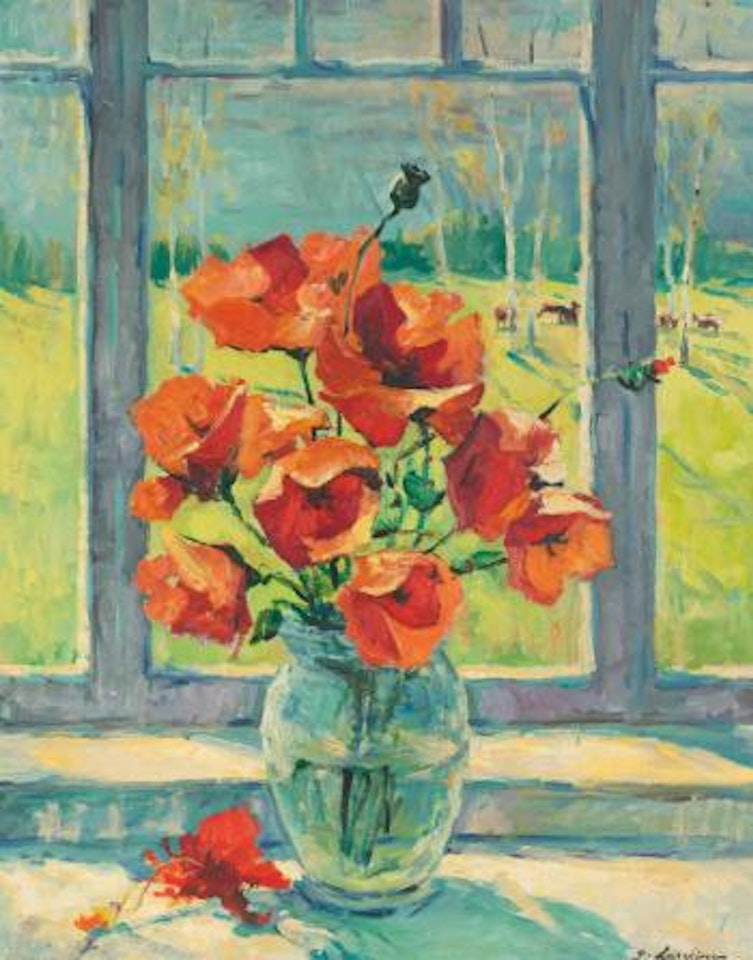 Coquelicots by Georgij Aleksandrovic Lapschin