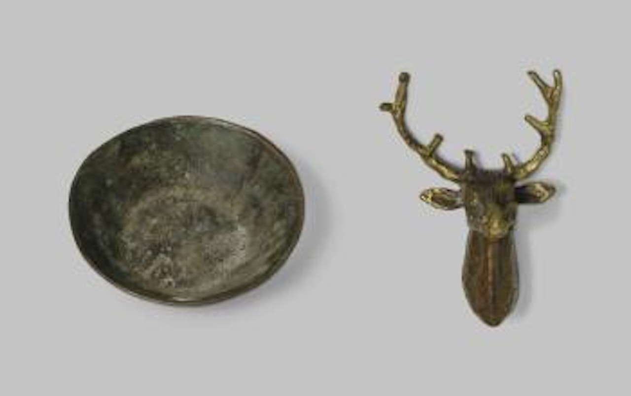 Coupe und Tête de cerf by Diego Giacometti