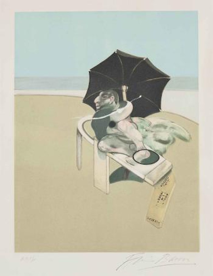 Metropolitan Triptych: right panel by Francis Bacon