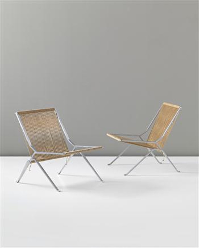 Pair of 'Element' lounge chairs, model no. PK 25 by Poul Kjaerholm
