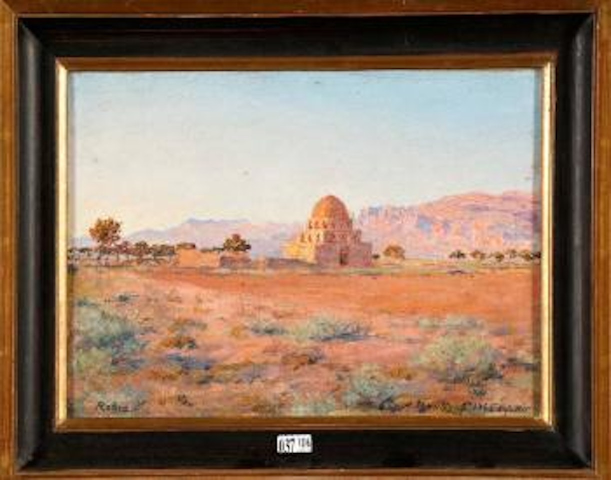 Vue de Rohia en Tunisie by Alexandre Roubtzoff