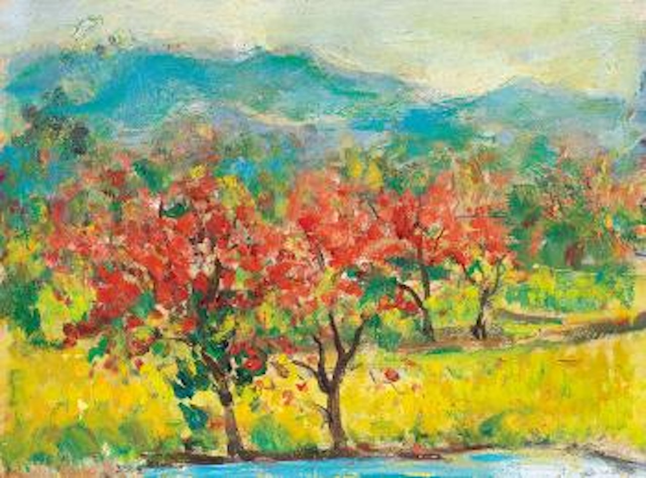 Flowers over the Mountain by Lin Dachuan