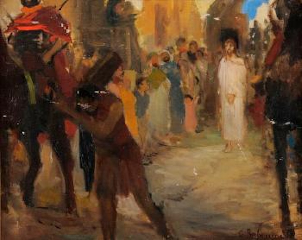 Le chemin de croix by Georges Antoine Rochegrosse
