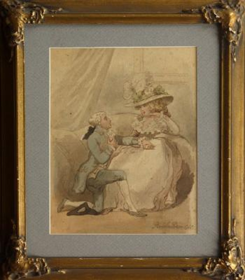 The Proposal by Thomas Rowlandson