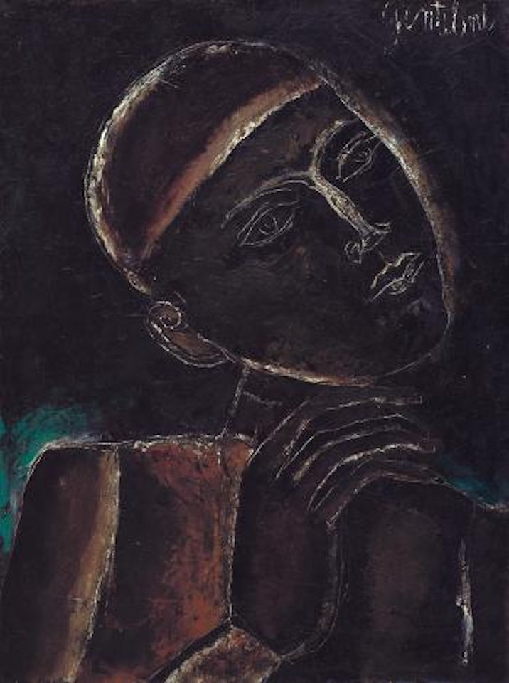 Testa di ragazza by Franco Gentilini
