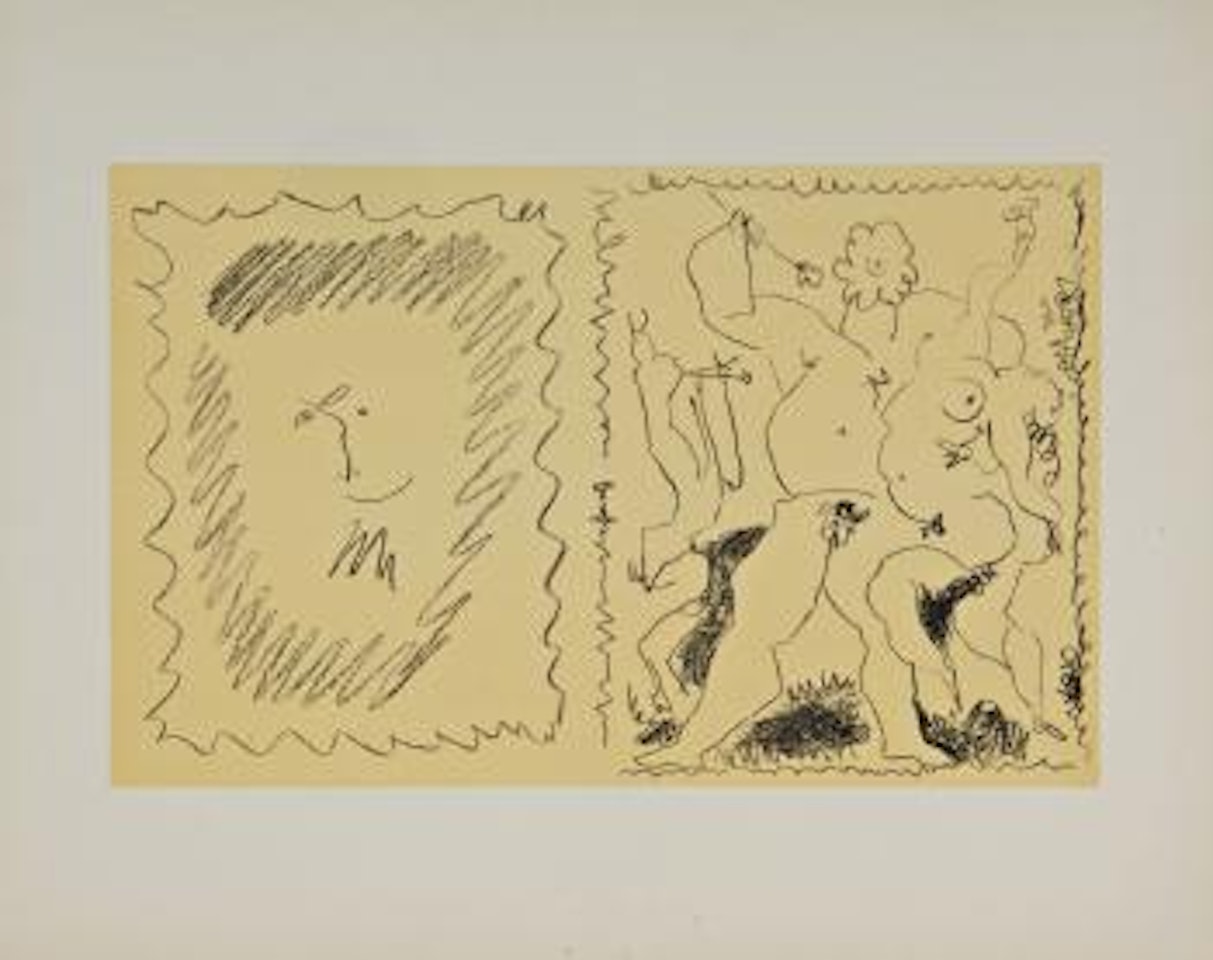 Couverture pour le tome III de Picasso lithographe by Pablo Picasso