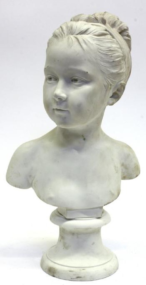 Figural bust of Louise Brongniart by Jean-Antoine Houdon