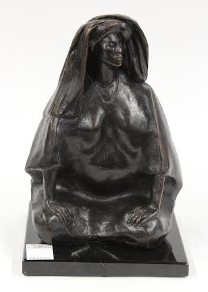 Seated woman by Francisco Zuñiga