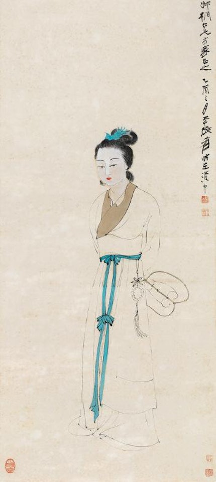 Lady by Zhang Daqian