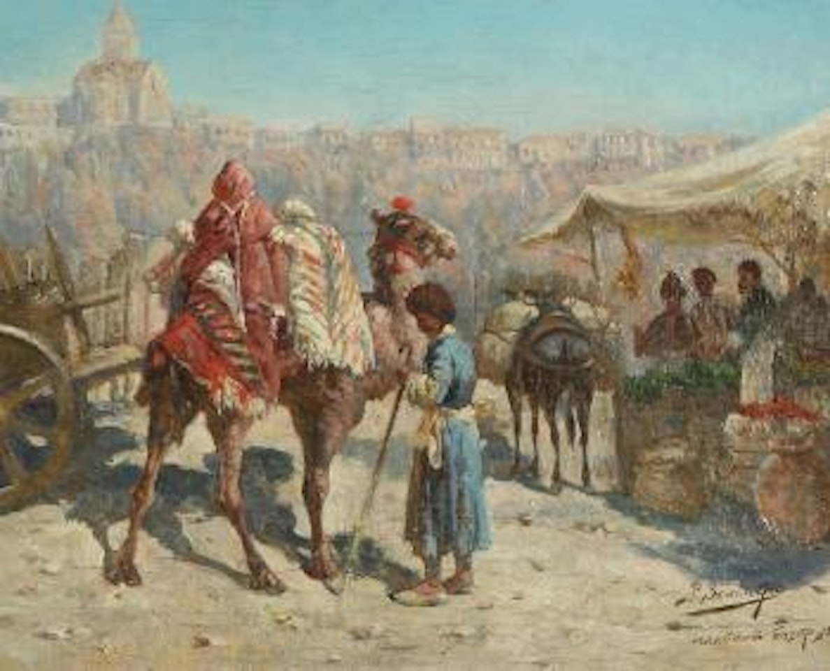 Market in Shaitan by Richard Karlovich Zommer