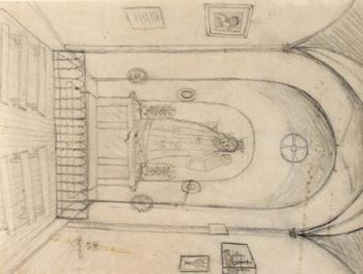 La chapelle bretonne by Leonard Tsuguharu Foujita