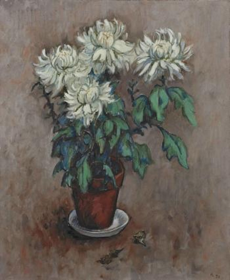 Chrysanthèmes by Jean Hélion