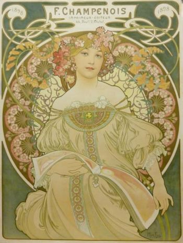 Rêverie by Alphonse Mucha