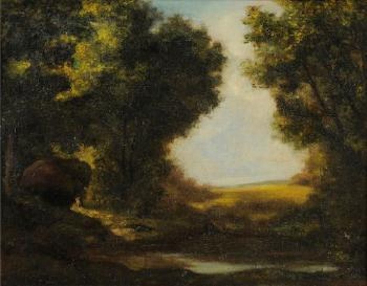 Sous-bois by Jean Baptiste Camille Corot
