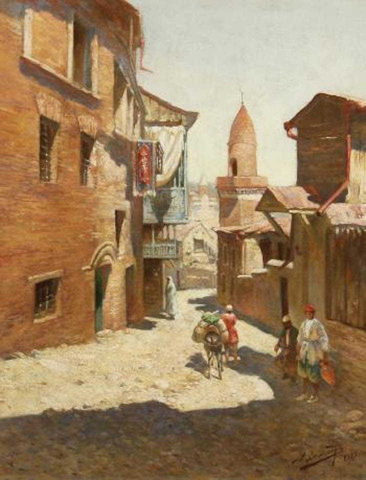 The winding lane by Richard Karlovich Zommer