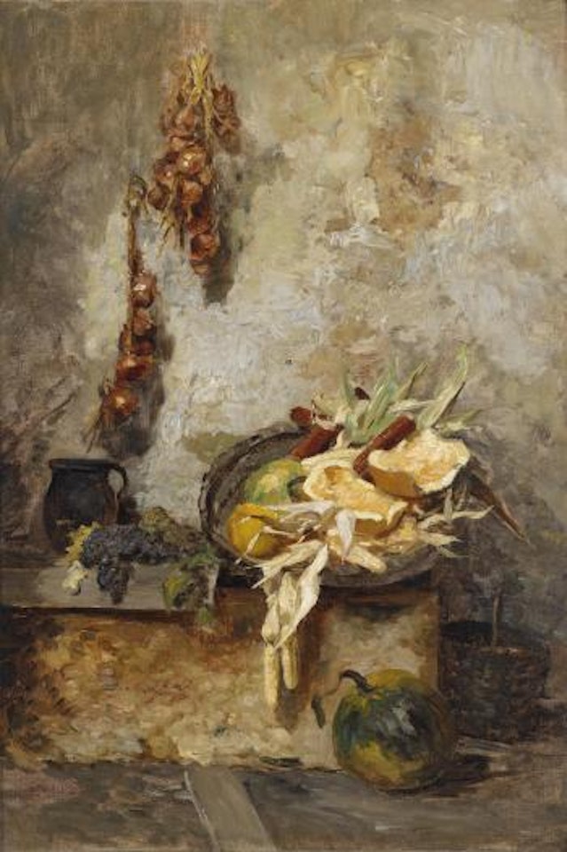 Still Life with Crops by Olga Wisinger-Florian
