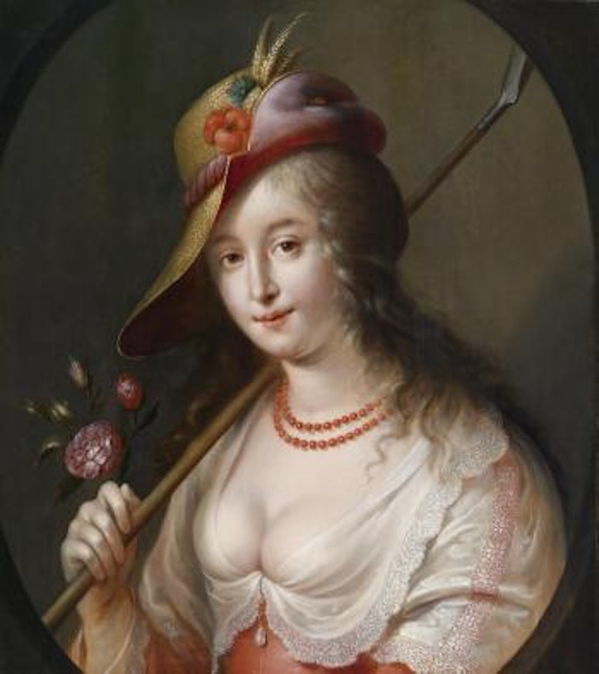 A shepherdess by Paulus Moreelse