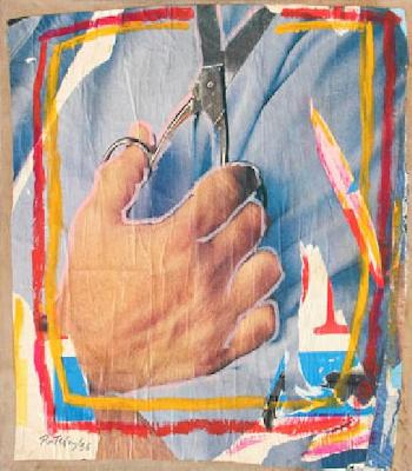 Le forbici by Mimmo Rotella