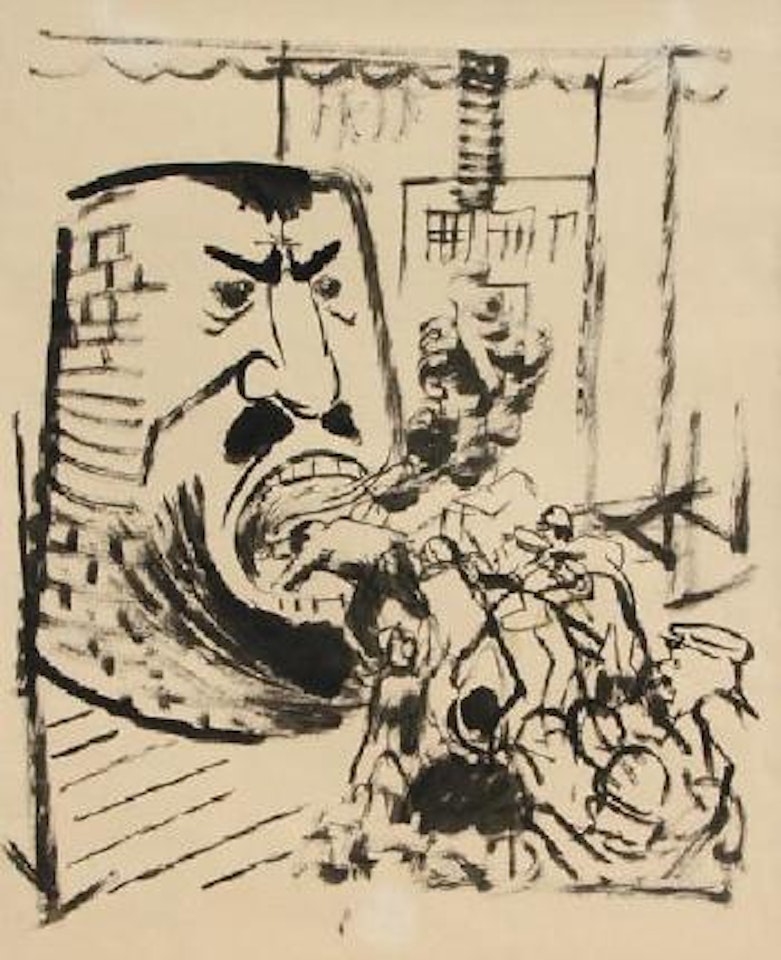 Altoforno come Moloch by George Grosz