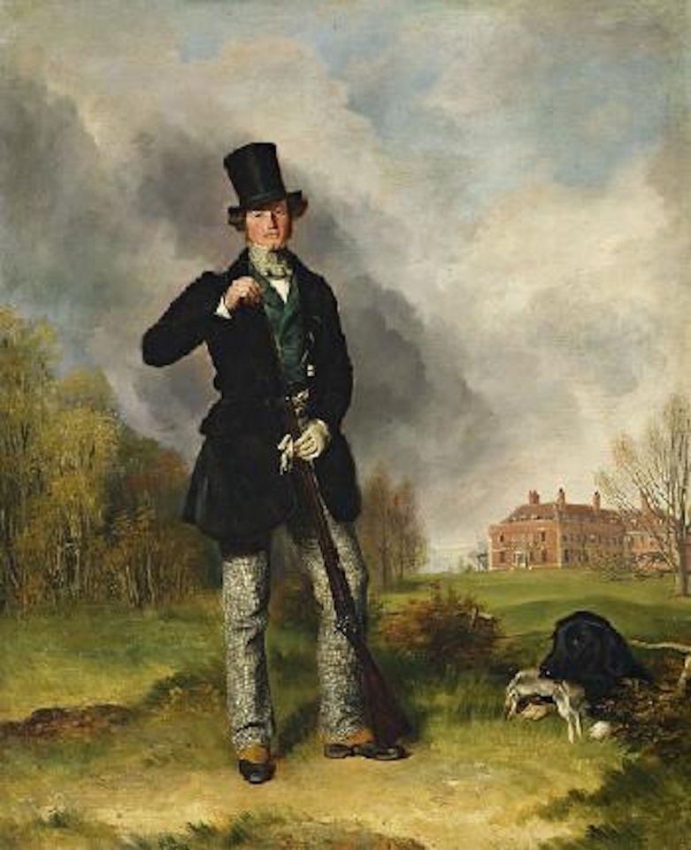 Portrait of John Harvey Esquire, aged 23 by English School