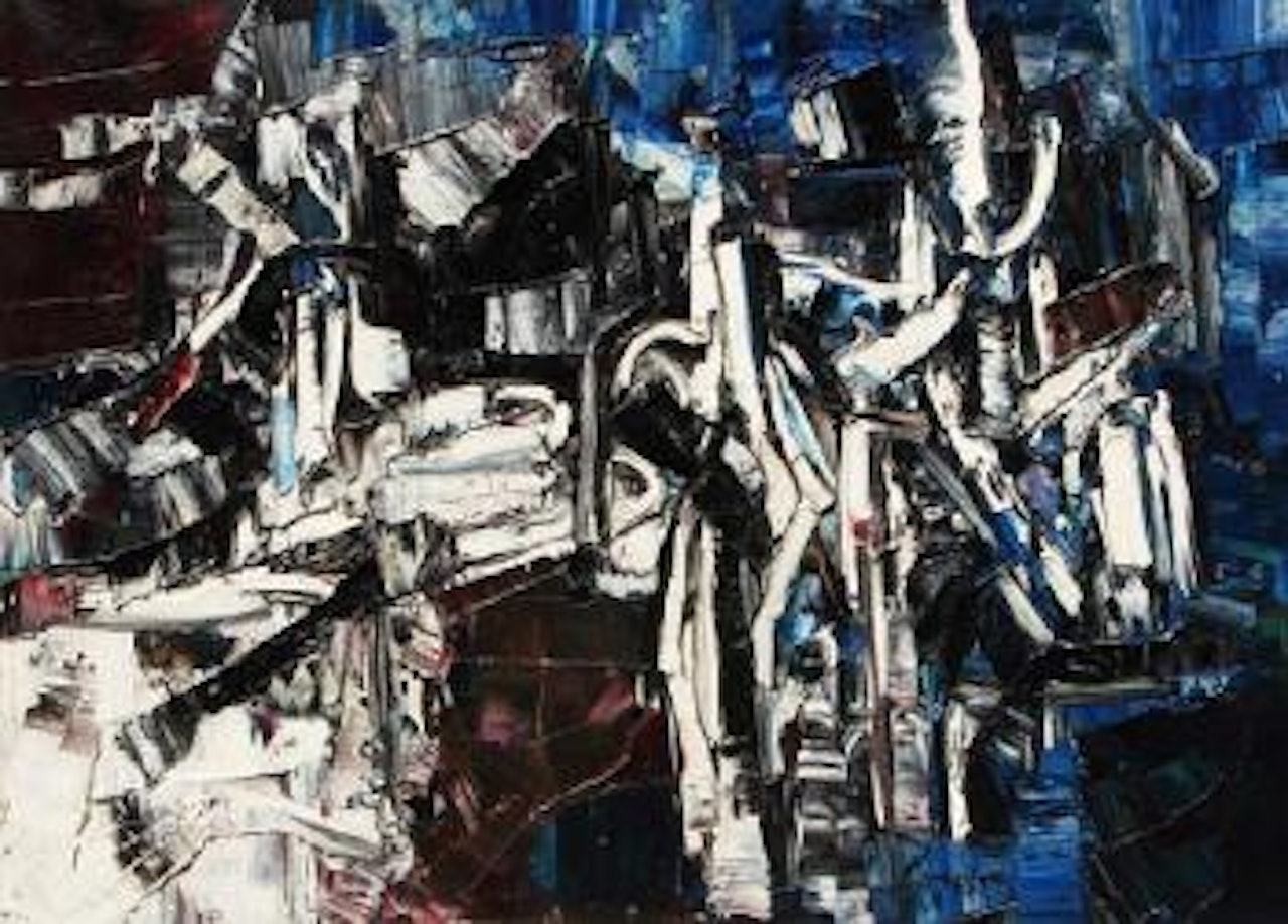 Un tropeau spectral by Jean-Paul Riopelle
