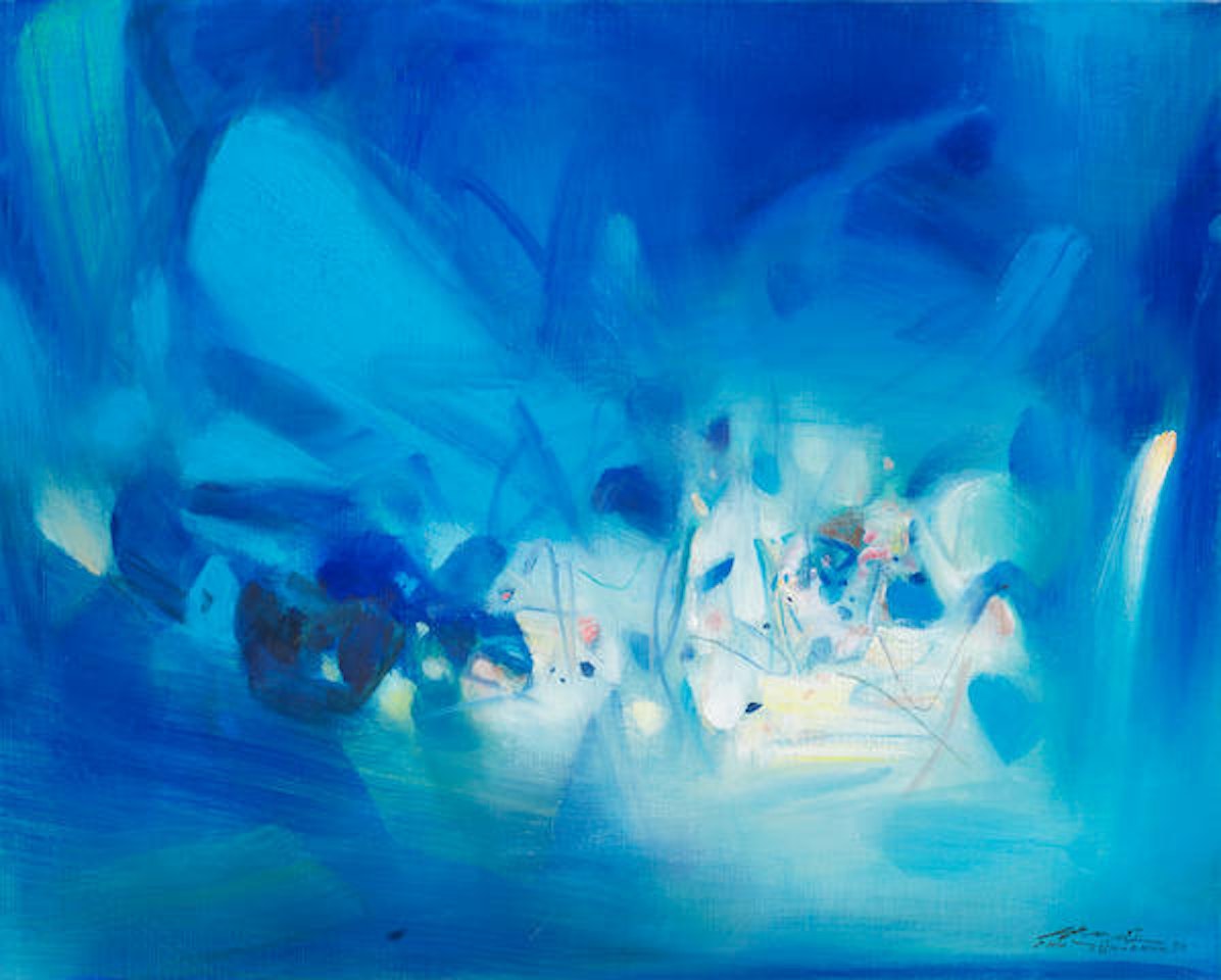 Univers bleu by Chu Teh-Chun