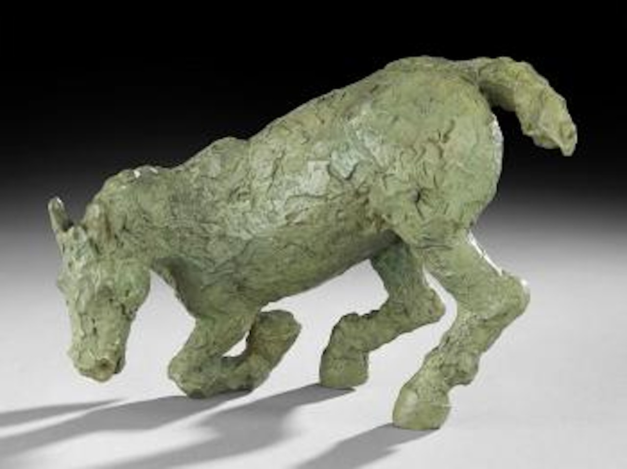 Chinese Horse II (Rolling) by Elisabeth Frink