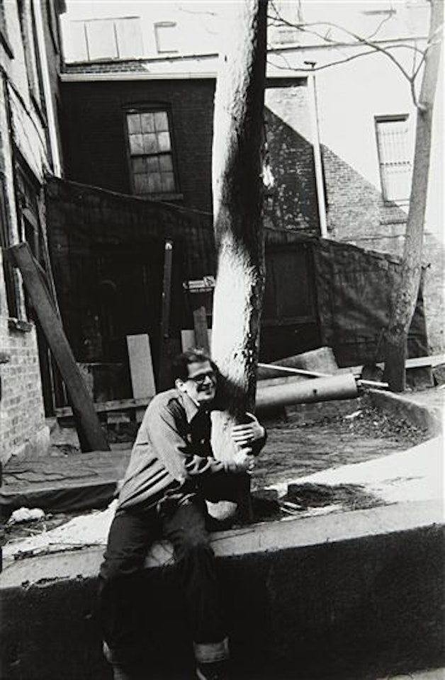 Allen Ginsberg 34 Third Ave NYC by Robert Frank