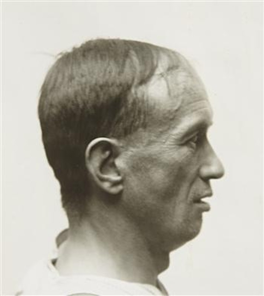 Untitled (Profile portrait of a man) by August Sander