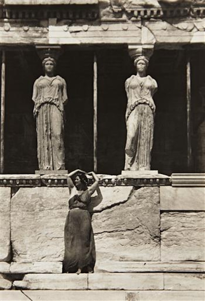 Isadora Duncan at the Parthenon, Athens by Edward Steichen