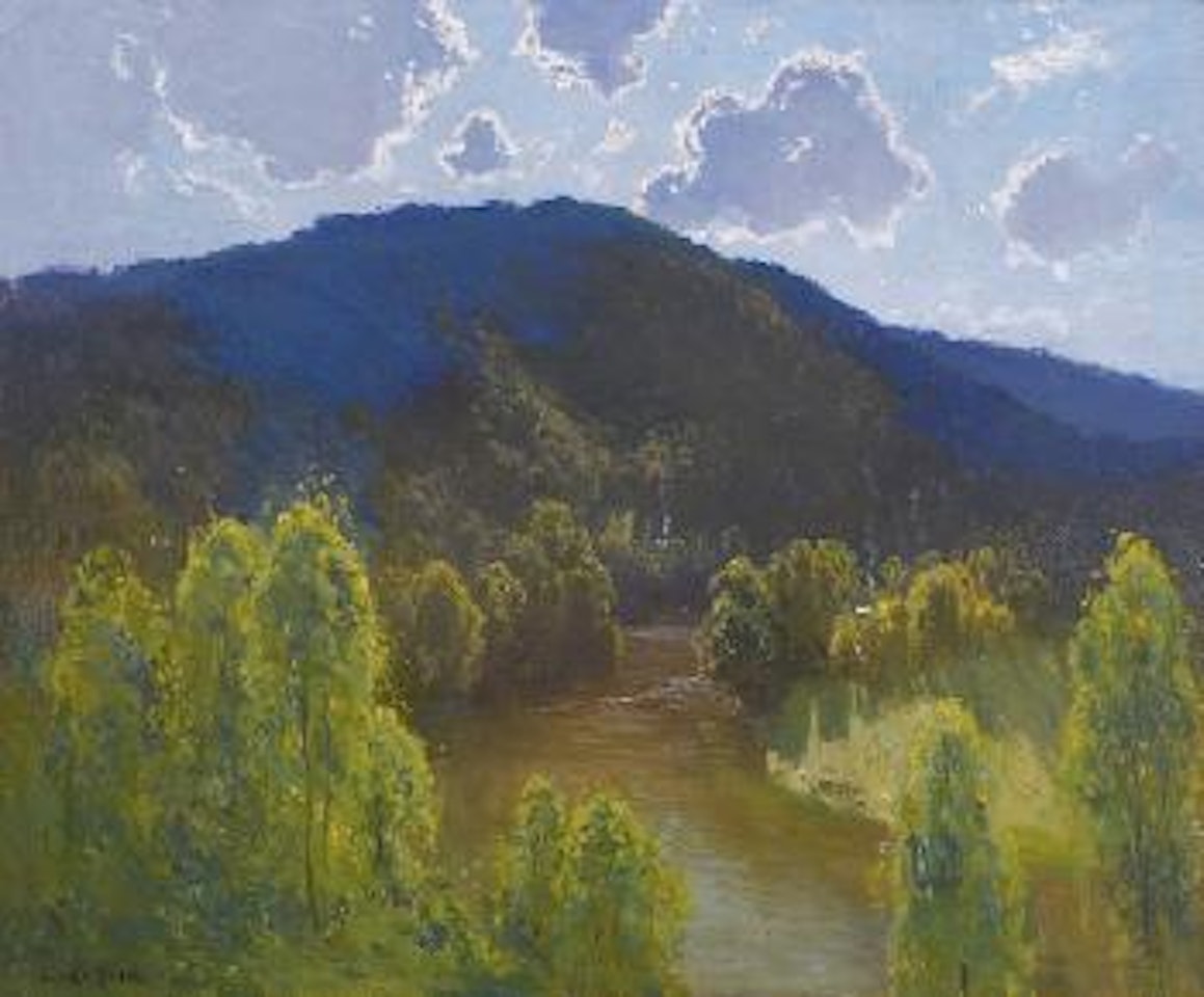 Wattle and River by Theodore Penleigh Boyd